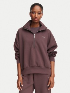 Guess Bluza V6YQ25 K4801 Brązowy Regular Fit