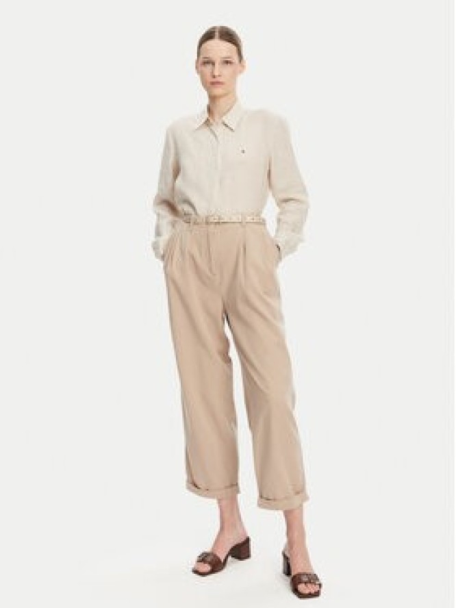 Tommy Hilfiger Koszula WW0WW44679 Beżowy Relaxed Fit