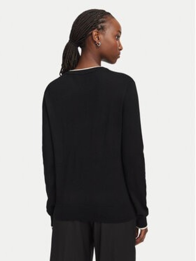 KARL LAGERFELD Sweter B3W18037 Czarny Regular Fit
