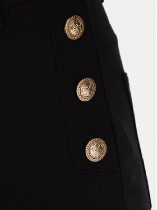 Guess Spodnie materiałowe W5BB16 KCMU2 Czarny Flare Fit