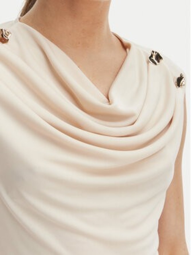 Rinascimento Bluzka CFC0128663003 Beżowy Regular Fit