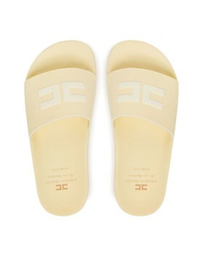 Elisabetta Franchi Klapki F4-A0E-0312 Żółty