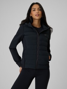 4F Kurtka z wypełnieniem syntetycznym damska - czarna M