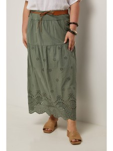 Curvy Lady Spódnica w kolorze khaki rozmiar: 48/50