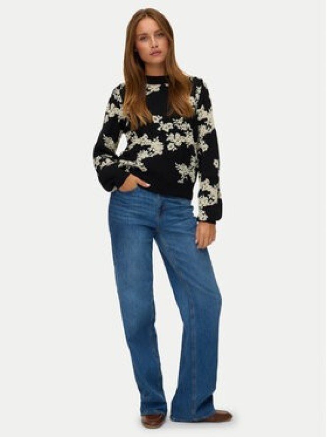 Vero Moda Sweter Nancy 10333561 Czarny Regular Fit