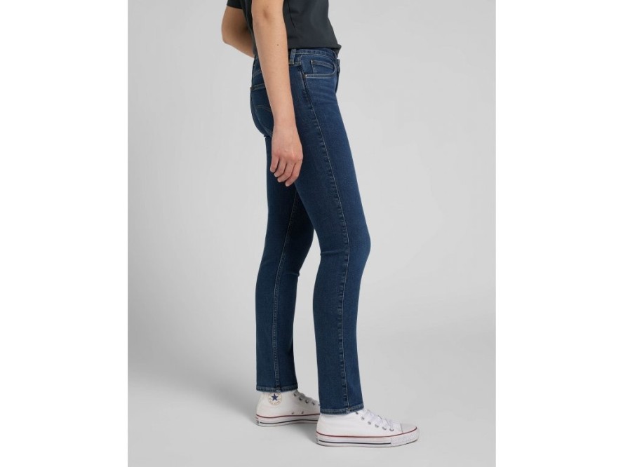 LEE ELLY DAMSKIE SPODNIE JEANSOWE JEANSY CLEAR INDIGO L305QDKF 112320177