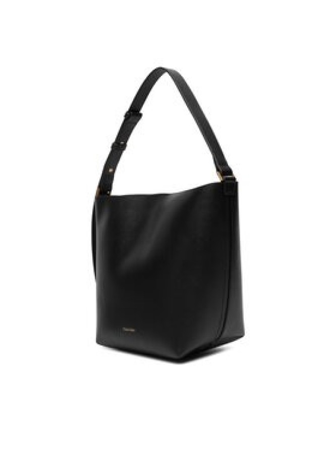 Calvin Klein Torebka Foil Logo Medium LV04F3736G Czarny