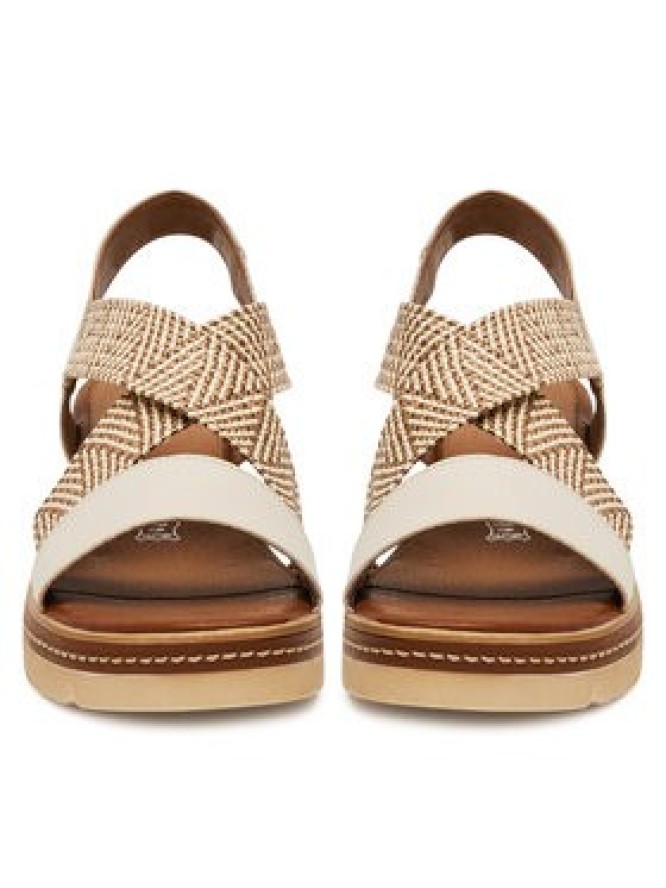 Remonte Sandały D2L54-60 Beżowy