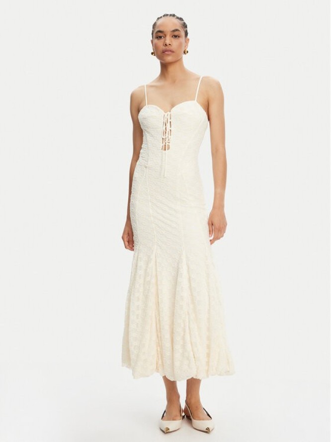 Bardot Sukienka koktajlowa Delaney 59928DB Beżowy Regular Fit