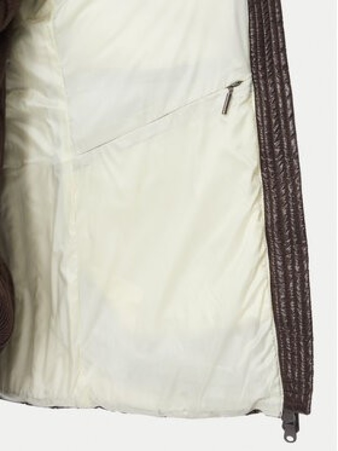 Hetregó Kurtka puchowa Inari 8R624KF 26W004 Brązowy ciemny Slim Fit