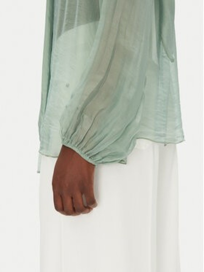 Dixie Bluzka C207W022A Zielony Regular Fit