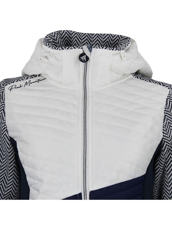 Peak Mountain Kurtka przejściowa w kolorze biało-granatowym rozmiar: S