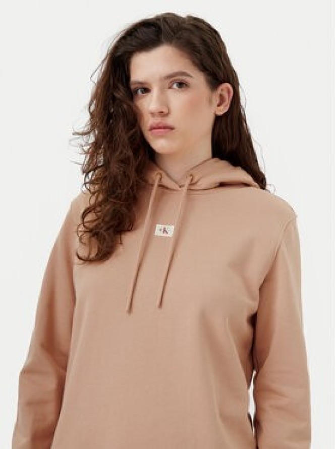 Calvin Klein Jeans Bluza J20J225085 Beżowy Regular Fit