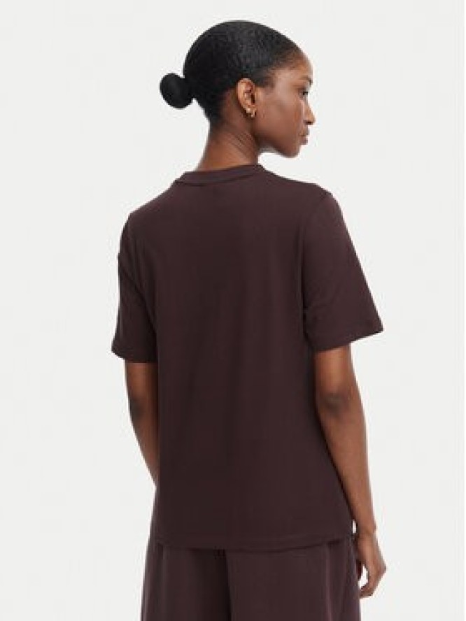 Reebok T-Shirt Nikolina RK25708CCW Brązowy ciemny Regular Fit