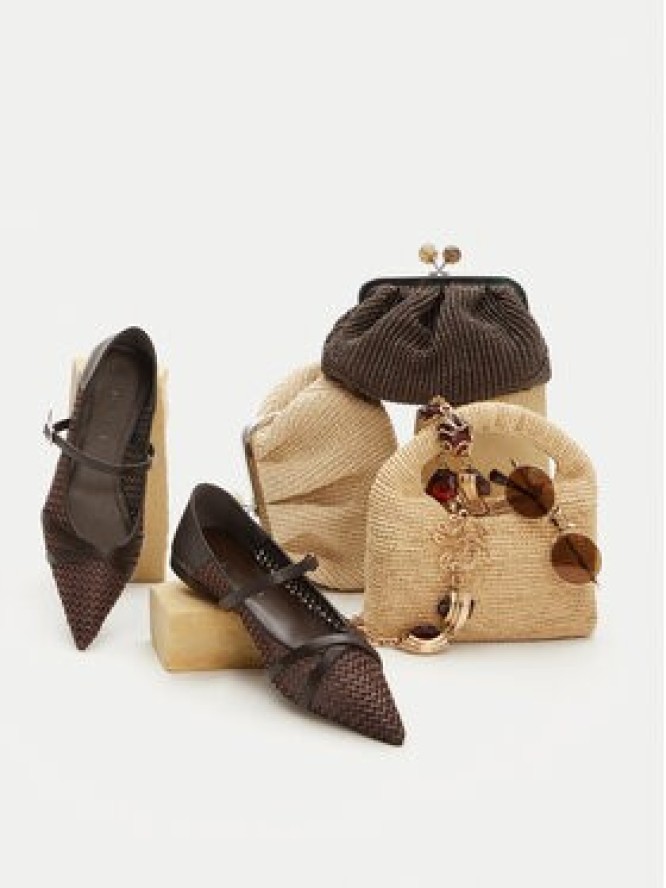 Max Mara Półbuty 2514521332600 Brązowy