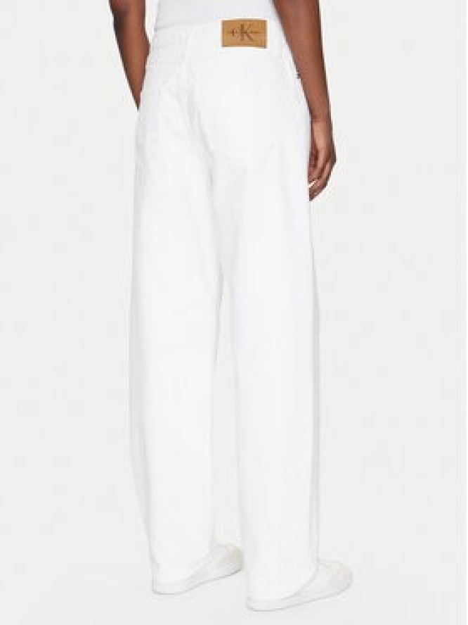 Calvin Klein Jeans Jeansy 90's J20J225131 Biały Loose Fit