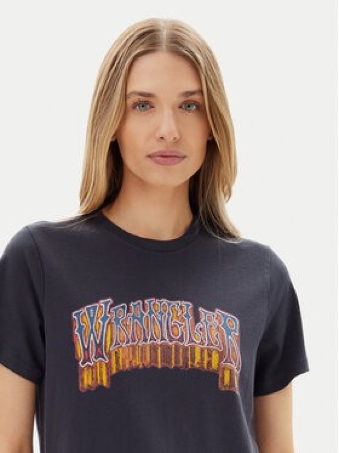Wrangler T-Shirt Graphic 112362783 Czarny Regular Fit