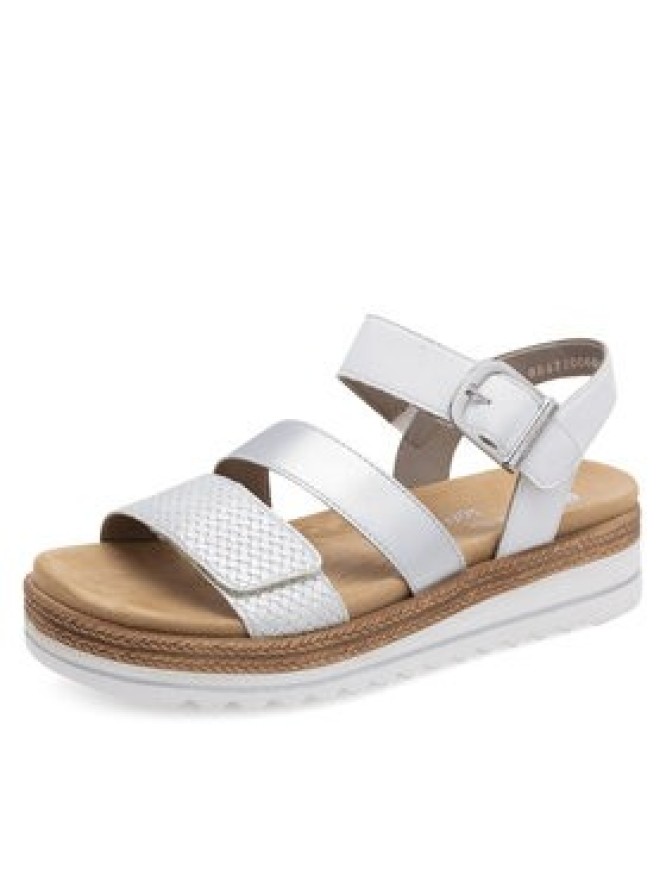 Remonte Sandały D0Q55-90 Srebrny