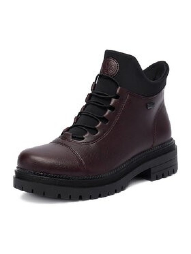 Rieker Trzewiki Y3163-35 Bordowy