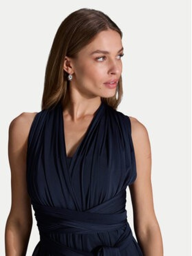 Swing Sukienka wieczorowa 5AI14200 Granatowy Regular Fit