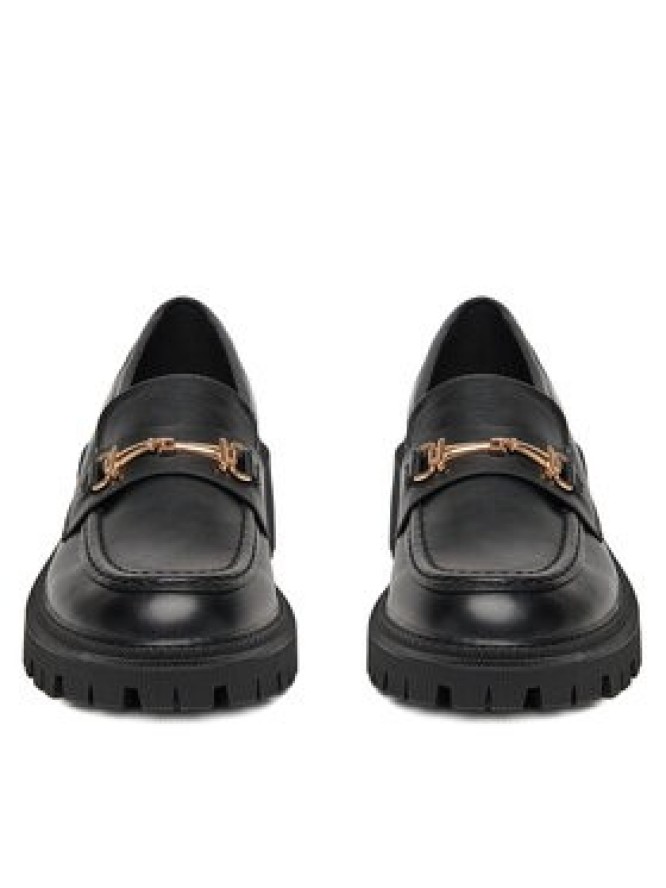 DeeZee Loafersy 13027-12 Czarny