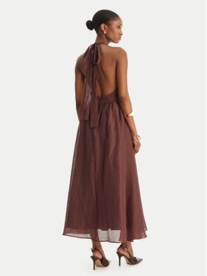 Bardot Sukienka koktajlowa Cavarly 60361DB Brązowy Regular Fit