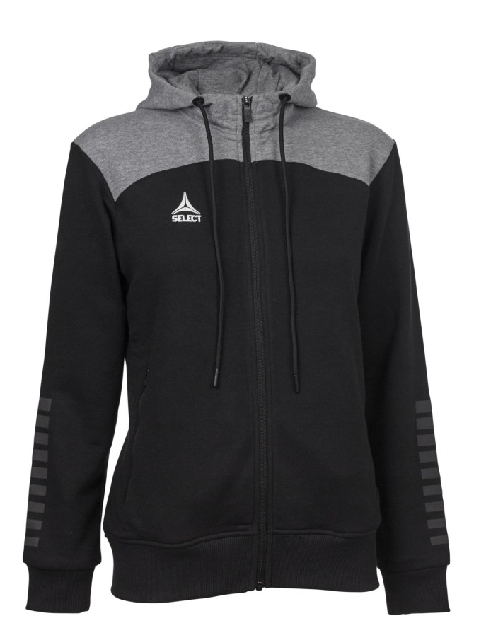 Bluza damska Select Oxford rozpinana z kapturem czarna