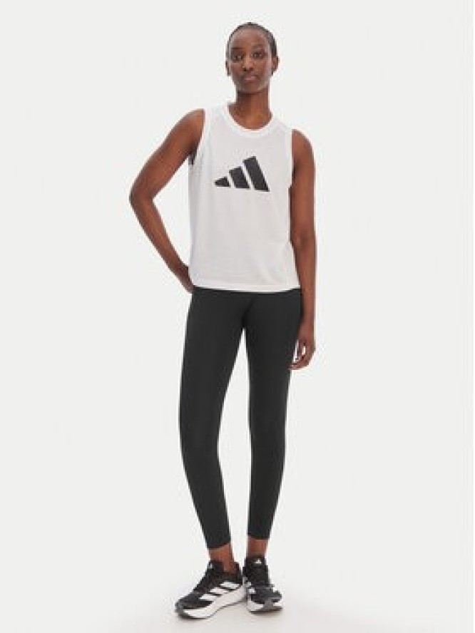 adidas Koszulka techniczna Train Essentials Big Logo IT0540 Biały Regular Fit