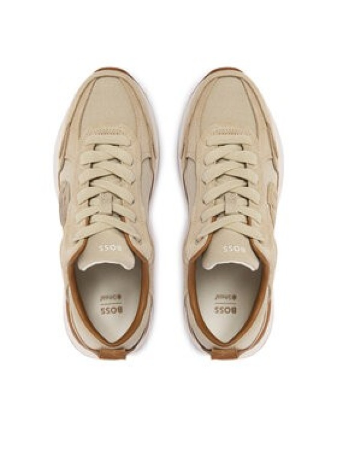 BOSS Sneakersy B Icon Runn 50563381 Beżowy