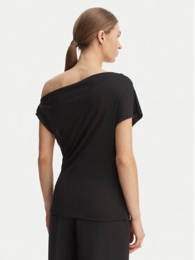 Rinascimento Bluzka CFC0128664003 Czarny Regular Fit