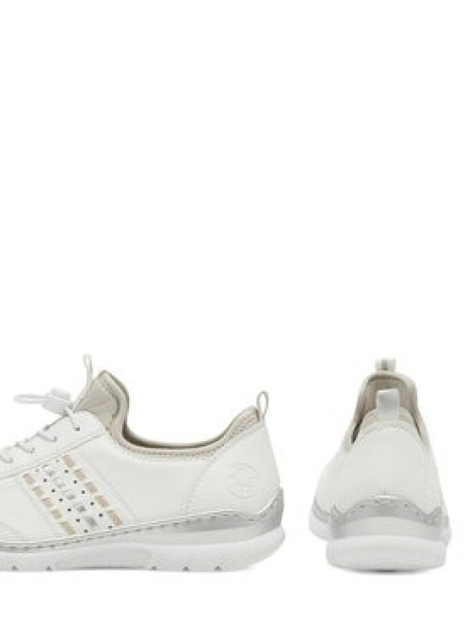 Rieker Półbuty L3259-80 Biały