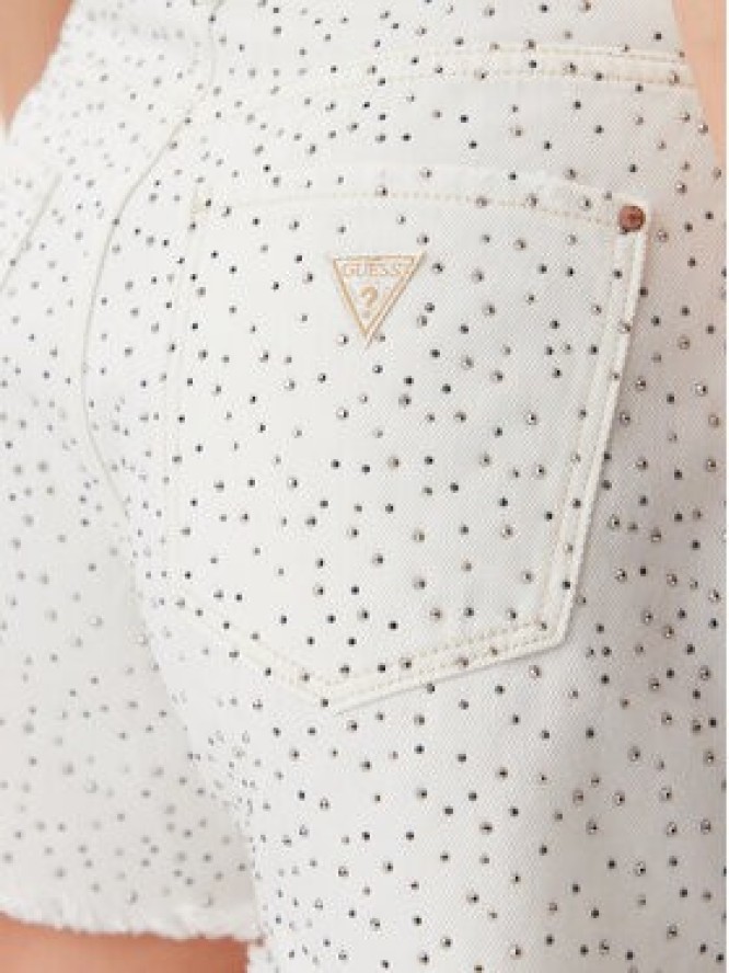 Guess Szorty materiałowe W5GD74D5N91 Niebieski Regular Fit