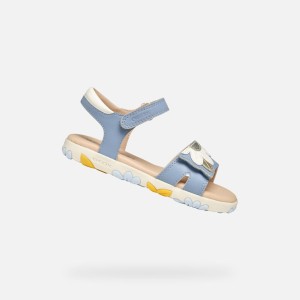 Sandały GEOX J SANDAL HAITI GIRL Niebieski
