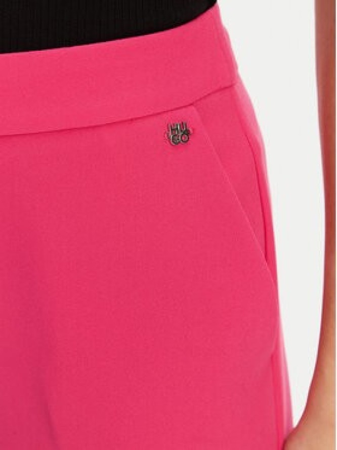 HUGO Spodnie materiałowe Hagonia-1 50539991 Różowy Slim Fit