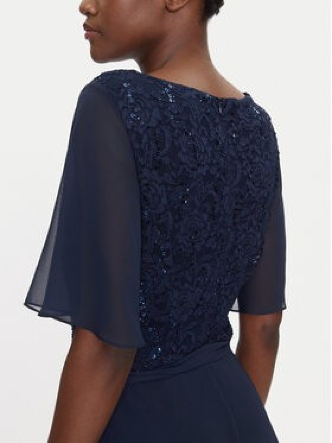 Swing Sukienka koktajlowa 5AI02500 Granatowy Regular Fit