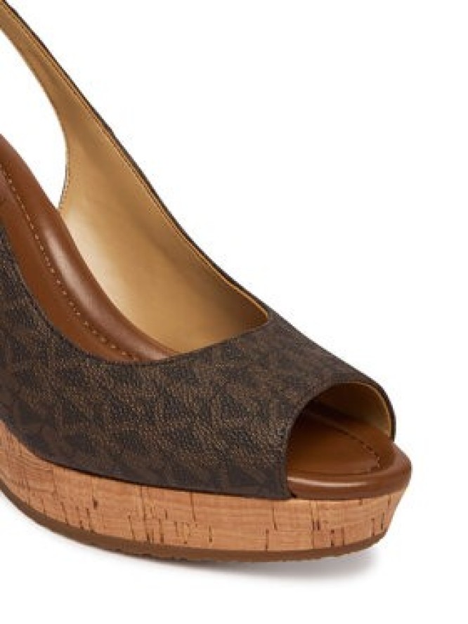 MICHAEL Michael Kors Sandały Rosie Wedge 40S6RSHS1B Brązowy