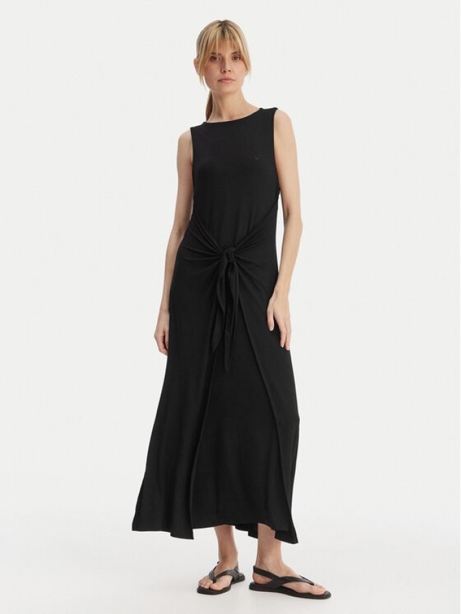 Emporio Armani Sukienka letnia EW003413 AF20240 UC001 Czarny Regular Fit