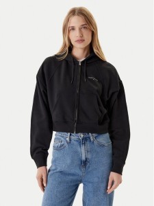 Tommy Jeans Bluza Linear DW0DW21163 Czarny Boxy Fit