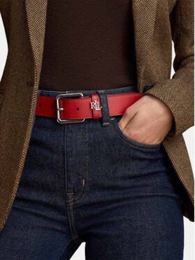 LAUREN RALPH LAUREN Pasek 412968765018 Czerwony