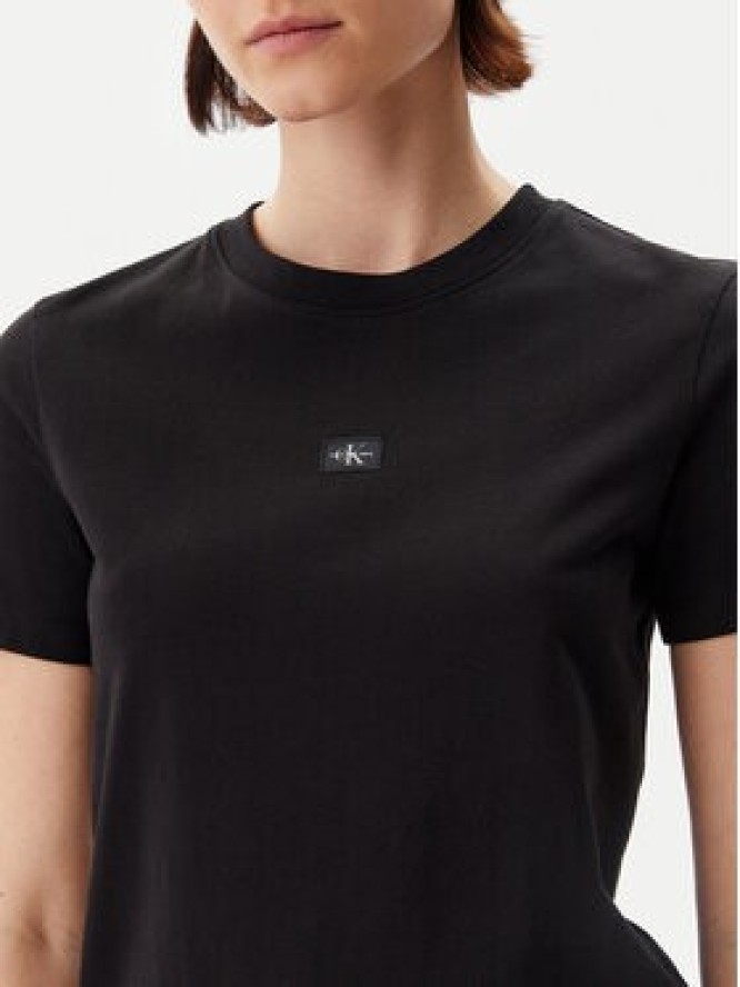 Calvin Klein Jeans T-Shirt J20J225243 Czarny Regular Fit