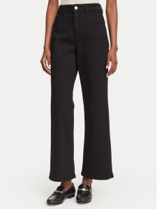 Marella Jeansy Fuxia 2625136061 Czarny Wide Leg