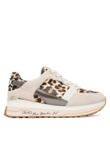 Liu Jo Sneakersy Maxi Wonder 91 BA6011 PX811 Beżowy