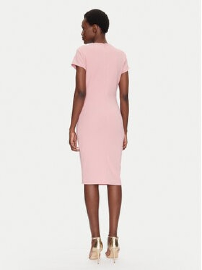 Rinascimento Sukienka koktajlowa CFC0123774003 Różowy Regular Fit