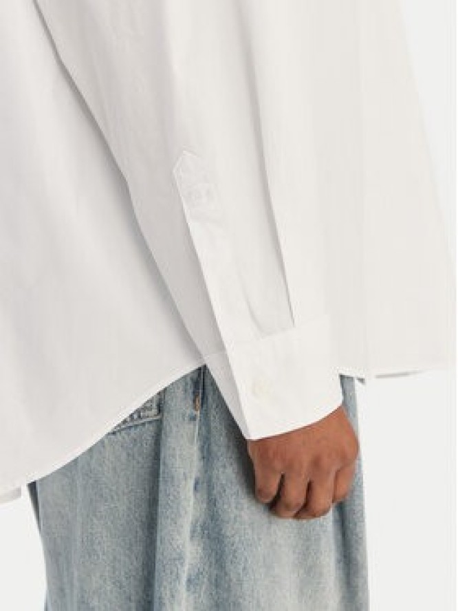 HUGO Koszula Elisana B 50552146 Biały Oversize