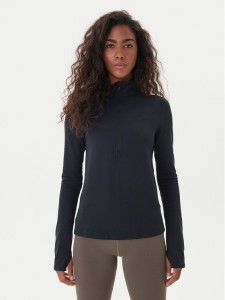 Girlfriend Collective Koszulka techniczna Reset 3054 Czarny Slim Fit