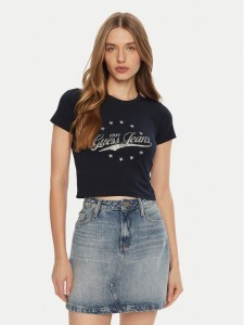 Guess Jeans T-Shirt W5RI59 J1314 Granatowy Regular Fit