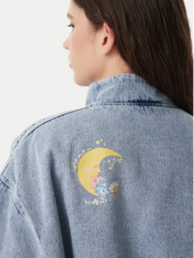 adidas Kurtka jeansowa Care Bear KQ6747 Niebieski Regular Fit