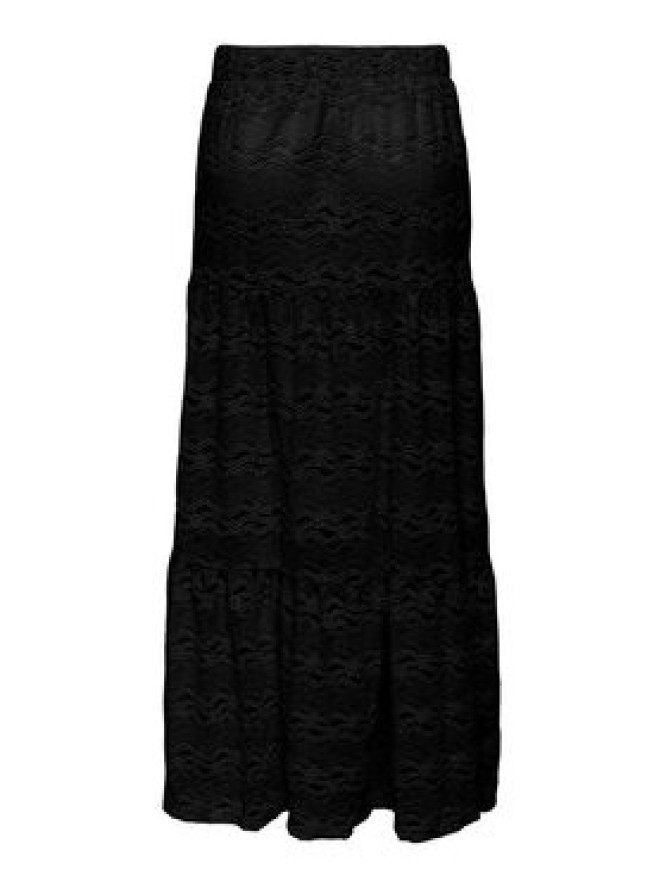 ONLY Spódnica maxi Luna 15353206 Czarny Regular Fit