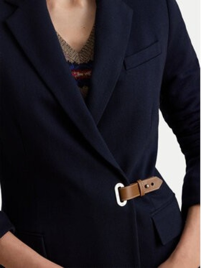 LAUREN RALPH LAUREN Marynarka 200980021001 Granatowy Straight Fit