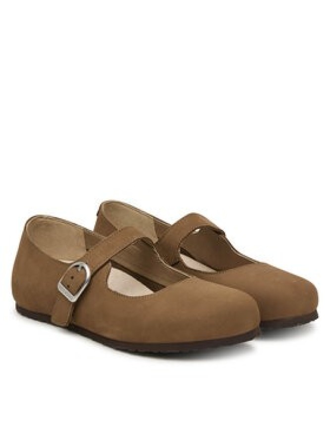 Birkenstock Baleriny Santa Clarita 1032731 Brązowy